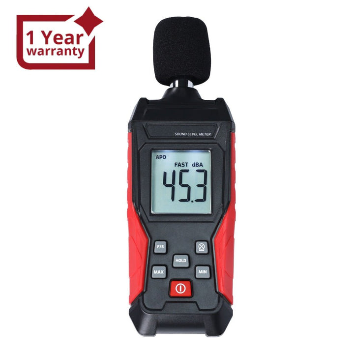 ILSM-417 Digital Sound Level Meter 30~130dB Decibel Tester SPL Monitoring Audio Level Meter for Noise Monitoring in the School, Offices, Traffic, Factory, Home, etc. - Instrulife