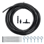 SNS-CO2TUBING Drilled Tubing Grow Room Carbon Dioxide Distribution CO2 Tubing Injection System Compatible CO2 Regulator CO2 Controller for Grow Tent, Greenhouse - Instrulife