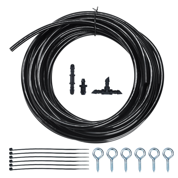 SNS-CO2TUBING Drilled Tubing Grow Room Carbon Dioxide Distribution CO2 Tubing Injection System Compatible CO2 Regulator CO2 Controller for Grow Tent, Greenhouse - Instrulife