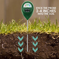 ILSO-255G Soil Moisture Meter Tester Probe Sensor (Green), Gardening Plants Growth Watering Quality Monitoring Test Tool Kits for Garden Farm Lawn Household Indoor Outdoor - Instrulife