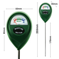 ILSO-255G Soil Moisture Meter Tester Probe Sensor (Green), Gardening Plants Growth Watering Quality Monitoring Test Tool Kits for Garden Farm Lawn Household Indoor Outdoor - Instrulife
