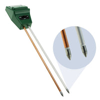 ILSO-256 Soil pH, Moisture & Light Meter 3 Way Tester Kit, Gardening Acidity Probe Test Tool Plants Growth Watering Quality Monitoring Checker for Garden Farm Lawn Household Indoor Outdoor - Instrulife