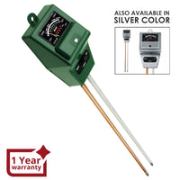 ILSO-256 Soil pH, Moisture & Light Meter 3 Way Tester Kit, Gardening Acidity Probe Test Tool Plants Growth Watering Quality Monitoring Checker for Garden Farm Lawn Household Indoor Outdoor - Instrulife
