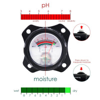 ILPH-329 Soil pH and Moisture Meter 2-in-1 Tester 308mm Long Waterproof Metal Electrode for Indoor & Outdoor Gardens Plants Flowers Farming - Instrulife