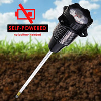 ILPH-329 Soil pH and Moisture Meter 2-in-1 Tester 308mm Long Waterproof Metal Electrode for Indoor & Outdoor Gardens Plants Flowers Farming - Instrulife