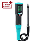 ILSO-416 Waterproof Soil EC and Temperature Meter Digital Tester with ATC for Potted Plants Gardening Agriculture Farm - Instrulife