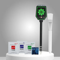 ILSO-457 High Precision 8-in-1 PH EC Fertility Salt Temperature Soil Moisture Meter Smart Bluetooth Light Intensity Air Humidity Detector for Plant Health Monitoring - Instrulife