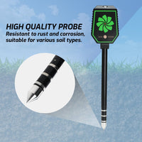 ILSO-457 High Precision 8-in-1 PH EC Fertility Salt Temperature Soil Moisture Meter Smart Bluetooth Light Intensity Air Humidity Detector for Plant Health Monitoring - Instrulife