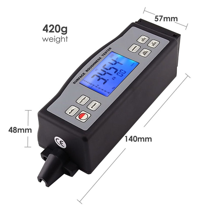 SRT-6210 Digital Surface Roughness Tester 4 Parameters (Ra, Rz, Rq, Rt) - Instrulife