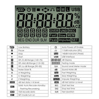 ILSM-130 Noise Dose Meter Datalogger Sound Level Meter Data Logging A / C / Z Weighting - Instrulife
