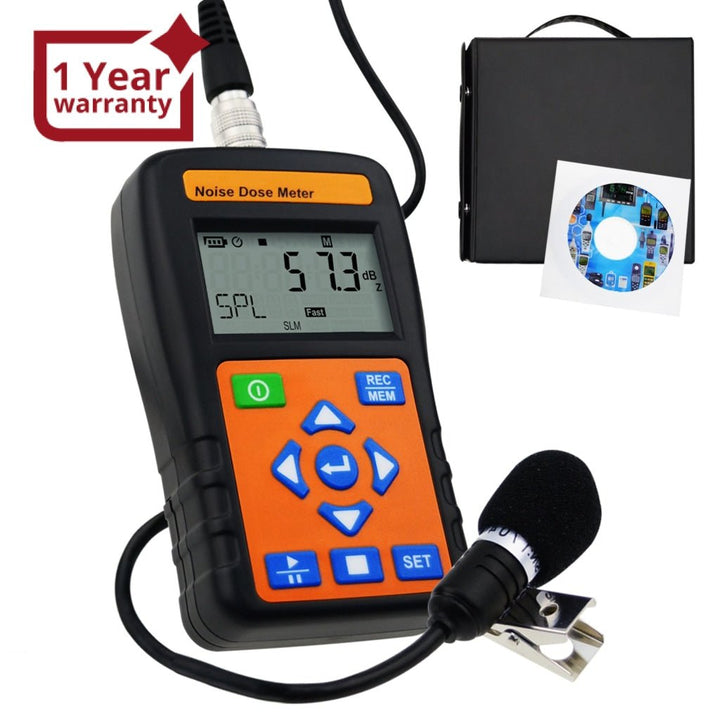 ILSM-130 Noise Dose Meter Datalogger Sound Level Meter Data Logging A / C / Z Weighting - Instrulife