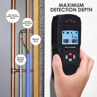 ILSM-279 Stud Finder Digital Wall Scanner 4 in 1 Detector Wood Live AC Wire Metal Stud Detection Sensor with Indicator Light and Sound Warning - Instrulife