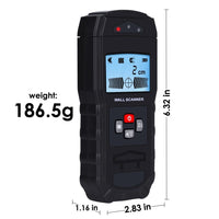 ILSM-279 Stud Finder Digital Wall Scanner 4 in 1 Detector Wood Live AC Wire Metal Stud Detection Sensor with Indicator Light and Sound Warning - Instrulife