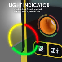 ILSM-392 Wall Detector Stud Finder Positioning Hole AC Live Cable Wires Metal Wood 12cm (4.72in) - Instrulife