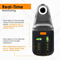 ILSM-439 3 in 1 Home Electric Drilling Dust Collector Wall Mount Laser Level Bracket with Laser Level Function 2M Red Laser Distance with Horizontal & Vertical Bubble Level - Instrulife