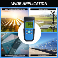 ILEM-206 Solar Power Meter BTU/(ft2*h) W/m2 Radiation Energy Cell Tester - Instrulife