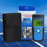ILEM-206 Solar Power Meter BTU/(ft2*h) W/m2 Radiation Energy Cell Tester - Instrulife