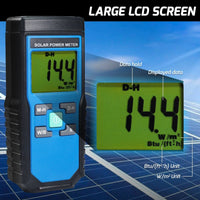 ILEM-206 Solar Power Meter BTU/(ft2*h) W/m2 Radiation Energy Cell Tester - Instrulife