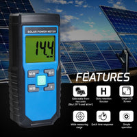 ILEM-206 Solar Power Meter BTU/(ft2*h) W/m2 Radiation Energy Cell Tester - Instrulife