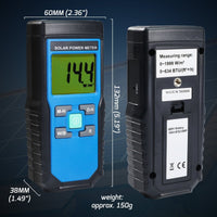 ILEM-206 Solar Power Meter BTU/(ft2*h) W/m2 Radiation Energy Cell Tester - Instrulife