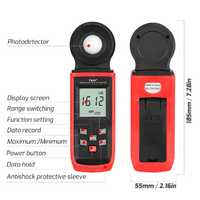 Digital Lux Light Meter Photometer Datalogger Illuminometer High-precision Data Record Function 100000 Lux FC Foot Candle Handheld Illuminance Tester - Instrulife