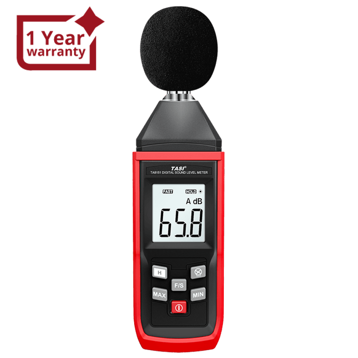 Digital Sound Level Meter A Frequency Weighting Decibel Noise Tester Sound Detector MAX/MIN/HOLD with Backlight 30-130dB Audio Measuring Instrument Alarm - Instrulife