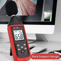 Digital Sound Level Meter A Frequency Weighting Decibel Noise Tester Sound Detector MAX/MIN/HOLD with Backlight 30-130dB Audio Measuring Instrument Alarm - Instrulife