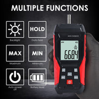 ILTA-401 Portable 2-in-1 Tachometer Noncontact Laser Photo Sensor Contact(3~19999RPM) & Non-contact(3~99999RPM) RPM Gauge Tester Professional Handheld Car Engine Tool - Instrulife