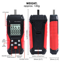 ILTA-401 Portable 2-in-1 Tachometer Noncontact Laser Photo Sensor Contact(3~19999RPM) & Non-contact(3~99999RPM) RPM Gauge Tester Professional Handheld Car Engine Tool - Instrulife