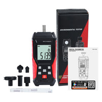 ILTA-401 Portable 2-in-1 Tachometer Noncontact Laser Photo Sensor Contact(3~19999RPM) & Non-contact(3~99999RPM) RPM Gauge Tester Professional Handheld Car Engine Tool - Instrulife