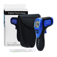 ILTA-187 Handheld Digital Laser Non-Contact Tachometer, Rotational Speed Measuring Gun, 2.5-99999 RPM, Record (60 Data) MAX/ MIN/ AVG ±0.02%+1 Digtal Accuracy, Speedometer for Small Engines, Car, Bike, Motorcycle, Surface Speed Tach Meter Gauge - Instrulife