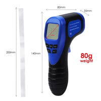 ILTA-187 Handheld Digital Laser Non-Contact Tachometer, Rotational Speed Measuring Gun, 2.5-99999 RPM, Record (60 Data) MAX/ MIN/ AVG ±0.02%+1 Digtal Accuracy, Speedometer for Small Engines, Car, Bike, Motorcycle, Surface Speed Tach Meter Gauge - Instrulife