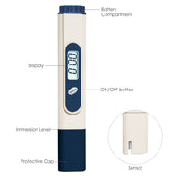 ILWQ-890 Digital Pen Type TDS / Conductivity / Hydroponics Meter 0-1999 PPm - Instrulife