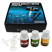 ILWQ-232 Digital Combo pH & TDS Monitor Meter Tester ATC, 0.00~14.00pH & 0.0~199.9ppt Rechargeable Water Quality Real-time Monitoring, for Aquaculture, Salinity, Aquarium, Pond, Hydroponics - Instrulife