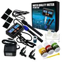 ILWQ-232 Digital Combo pH & TDS Monitor Meter Tester ATC, 0.00~14.00pH & 0.0~199.9ppt Rechargeable Water Quality Real-time Monitoring, for Aquaculture, Salinity, Aquarium, Pond, Hydroponics - Instrulife