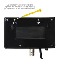 ILWQ-232 Digital Combo pH & TDS Monitor Meter Tester ATC, 0.00~14.00pH & 0.0~199.9ppt Rechargeable Water Quality Real-time Monitoring, for Aquaculture, Salinity, Aquarium, Pond, Hydroponics - Instrulife