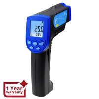 ILTH-217 Non-Contact Lasergrip Infrared 12:1 DS Thermometer Laser Temperature Gun -30 ~ 550°C (-22 to 1022°F) Digital IR Instrument Meter - Instrulife