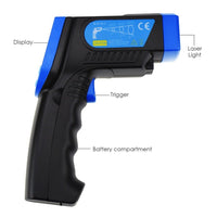 ILTH-217 Non-Contact Lasergrip Infrared 12:1 DS Thermometer Laser Temperature Gun -30 ~ 550°C (-22 to 1022°F) Digital IR Instrument Meter - Instrulife