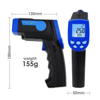 ILTH-217 Non-Contact Lasergrip Infrared 12:1 DS Thermometer Laser Temperature Gun -30 ~ 550°C (-22 to 1022°F) Digital IR Instrument Meter - Instrulife