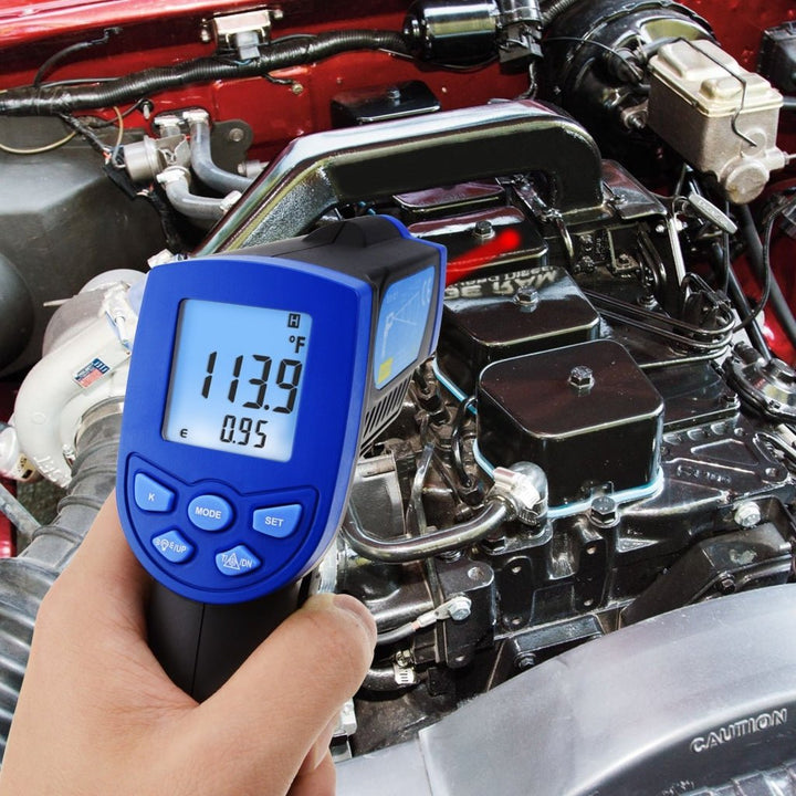 ILTH-218 K-type Non Contact Lasergrip Infrared IR 12:1 Thermometer with Thermocouple -30 ~ 550°C (-22~1022°F), Digital Laser Temperature Gun Instrument Meter - Instrulife