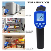 ILTH-218 K-type Non Contact Lasergrip Infrared IR 12:1 Thermometer with Thermocouple -30 ~ 550°C (-22~1022°F), Digital Laser Temperature Gun Instrument Meter - Instrulife