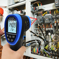 ILIR-219 Dual Laser IR Infrared Thermometer -50~1500°C (-58°F~ 2732°F), 30:1 DS, Non-contact Digital Temperature Meter Gun Pistol Type, Double Laser Pointer - Instrulife