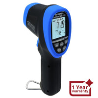 ILIR-219 Dual Laser IR Infrared Thermometer -50~1500°C (-58°F~ 2732°F), 30:1 DS, Non-contact Digital Temperature Meter Gun Pistol Type, Double Laser Pointer - Instrulife