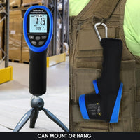 ILIR-219 Dual Laser IR Infrared Thermometer -50~1500°C (-58°F~ 2732°F), 30:1 DS, Non-contact Digital Temperature Meter Gun Pistol Type, Double Laser Pointer - Instrulife
