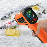 ILTH-223 Non-contact Infrared IR Laser Thermometer Temperature Gun w/ K-Type Thermocouple & Humidity, -50~800°C (-58~1472°F) - Instrulife