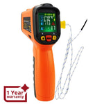 ILTH-223 Non-contact Infrared IR Laser Thermometer Temperature Gun w/ K-Type Thermocouple & Humidity, -50~800°C (-58~1472°F) - Instrulife