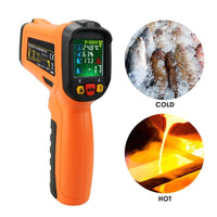 ILTH-223 Non-contact Infrared IR Laser Thermometer Temperature Gun w/ K-Type Thermocouple & Humidity, -50~800°C (-58~1472°F) - Instrulife