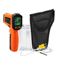 ILTH-223 Non-contact Infrared IR Laser Thermometer Temperature Gun w/ K-Type Thermocouple & Humidity, -50~800°C (-58~1472°F) - Instrulife