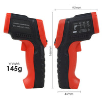 ILIR-262 Laser grip Non-Contact Digital Laser Infrared Gun Celsius and Fahrenheit Thermometer IR Instant Read Temperature with Adjustable Emissivity & Scanning Function - Instrulife
