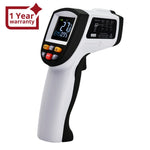 ILTH-264 Laser grip Non-Contact Digital Laser Infrared Gun Thermometer -50~750℃ (-58~1382℉) IR Instant Read Temperature with Adjustable Emissivity & Scanning Function - Instrulife